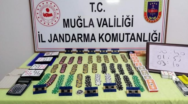 Muğla'da 18 kişiye 56 bin 448 TL kumar cezası