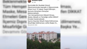 Öğretmende mutasyonlu virüs tespit edildi