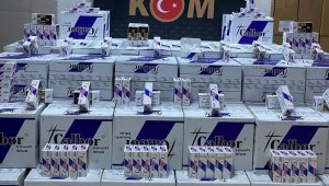 Samsun'da 670 bin dal kaçak makaron ele geçirildi