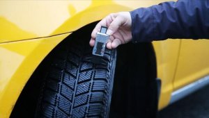 Samsun'da kış lastiği kullanmayan 113 araca ceza