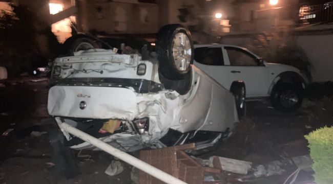 Savaş alanına döndü! Alaçatı'da hortum