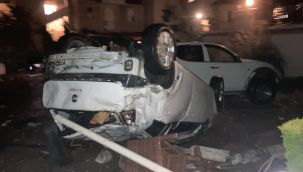 Savaş alanına döndü! Alaçatı'da hortum