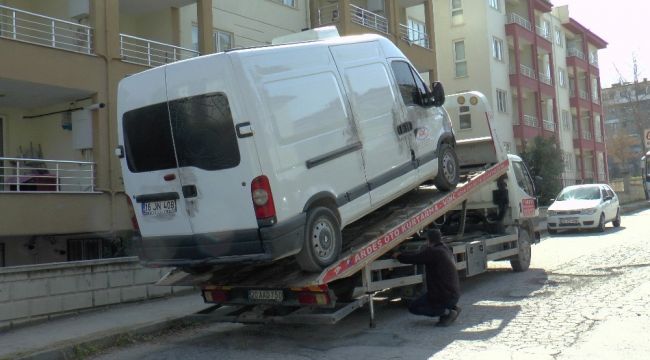 Sır ölümdeki kazaya karışan araç park halinde bulundu