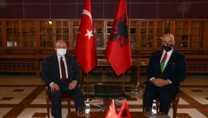 TBMM Başkanı Şentop, Arnavutluk Başbakanı Rama ile görüştü