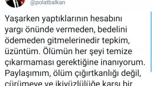 'Topbaş' paylaşımına Taş'tan tepki alan Balkan: "Linç kampanyasına boyun eğecek değilim" dedi
