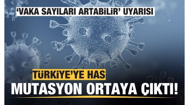 Türkiye'ye has mutasyon ortaya çıktı