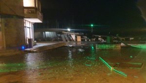 Urla dolu felaketinden sonra fırtına ile boğuşuyor