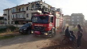 Yangına uykuda yakalanan aile komşuları sayesinde ölümden döndü