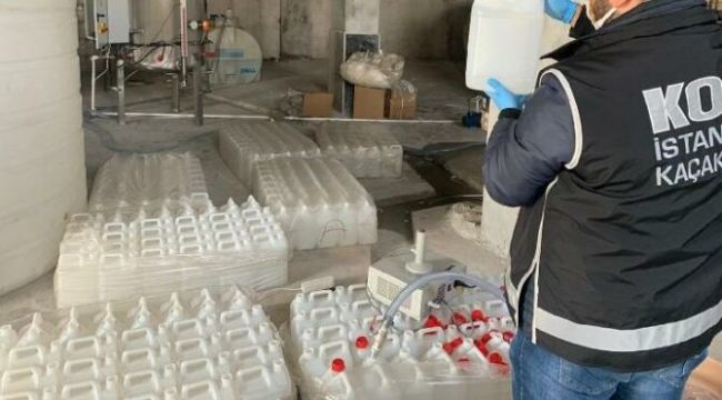 5 ton alkol ele geçirildi