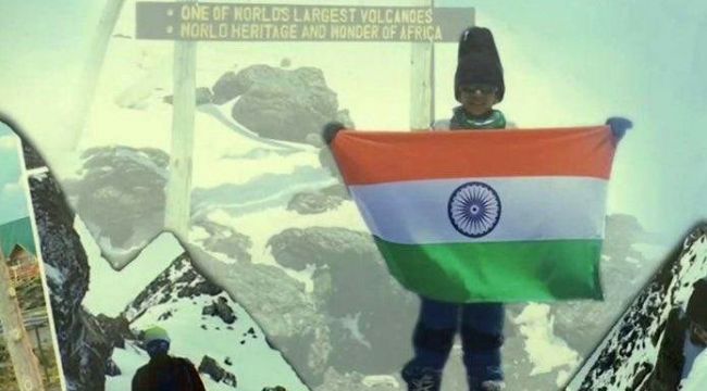 7 yaşındaki çocuk Afrika'nın en yüksek dağına tırmandı