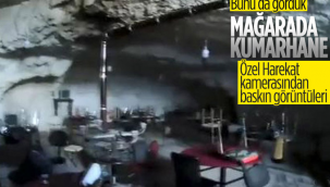 Aklımız bunlara çalışır! Mağarayı kumarhane yaptılar!