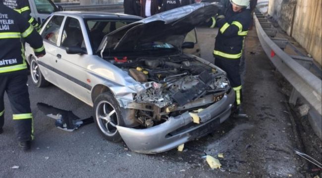Amasya'da zincirleme trafik kazasında 3 yaralı