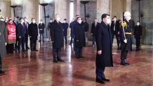 Anıtkabir'de 18 Mart Şehitleri'ni anma töreni