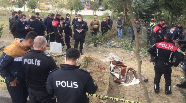 Annesinin mezarı başında intihar etti