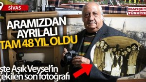 Aşık Veysel'in ölmeden 12 saat önceki fotoğrafı