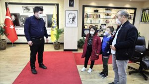 Başkan Kılıç miniklerin sorularını yanıtladı