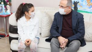 Başkan Sürekli'den şampiyon öğrenciye ziyaret