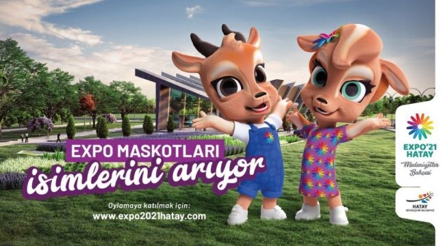Başkanlar EXPO Hatay maskotları için oy kullandı
