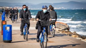 Bisiklet istasyonlarının sayısı 55'e ulaştı