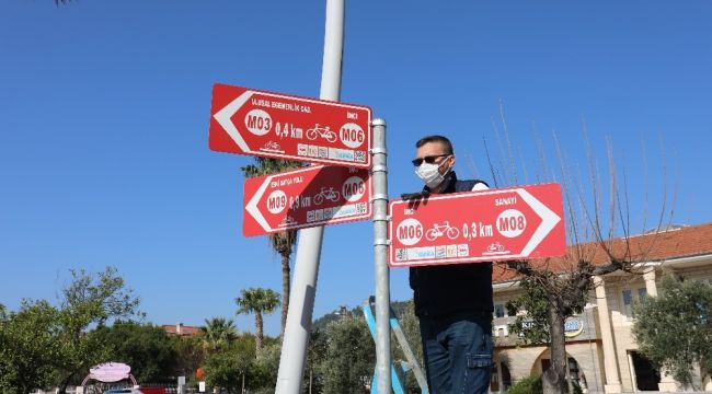 Bisiklet rotası bakımdan geçiyor