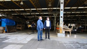 Çamkıran pazar yeri yenileniyor