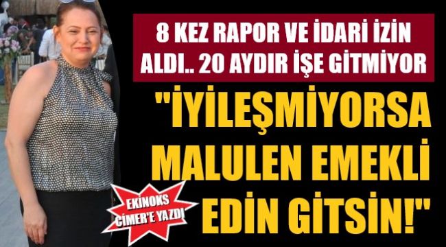Çeşme'de 20 aydır iyileşemeyen müdür için CİMER'e 5 dilekçe!