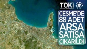 Çeşme'de 88 arsa satışa çıkarıldı