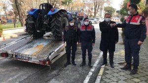 CHP'li eski vekilin çalınan traktörü bulundu