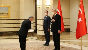 Cumhurbaşkanı Erdoğan, Dominik Cumhuriyeti Büyükelçisini kabul etti