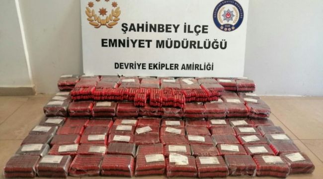 Durdurulan araçtan 38 bin adet bandrolsüz ilaç yakalandı