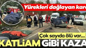 Fethiye-Antalya karayolunda feci kaza: 5 ölü