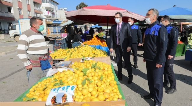 Gaziemir pazarlarında fiyat denetimi