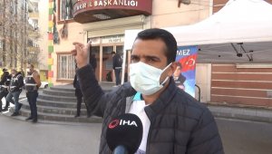 HDP önündeki ailelerden PKK'lı terörist Demirtaş'a tepki