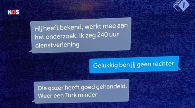 Hollanda polisi Türklerden özür diledi