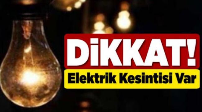 İzmir'in 15 ilçesinde elektrik kesintisi