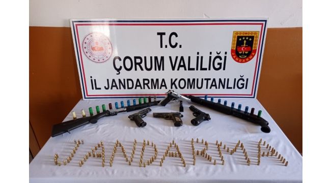 Jandarmadan ruhsatsız silah operasyonu