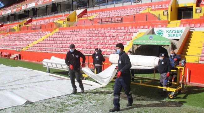Kadir Has Stadı, Galatasaray maçına hazırlanıyor