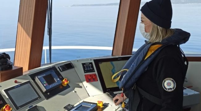 Kaptan kadın polis her göreve hazır