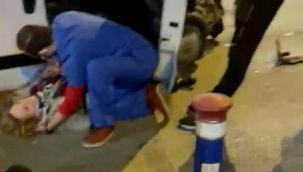 Kaza yaptı, yaralıları bırakıp kaçtı!