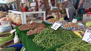 Kış ürünü bakla Ödemiş pazarında