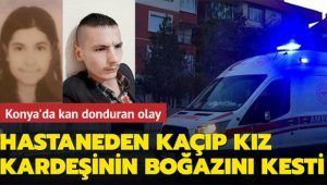 Kız kardeşinin boğazını kesti