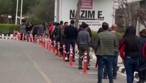 KKTC'de PCR testi için uzun kuyruklar oluştu