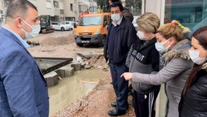 Konak'ta yapılan foseptik çukuruna tepki