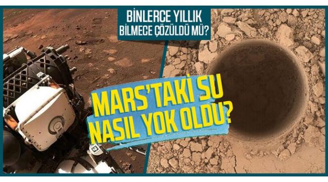 Mars'ın yüzeyinden kaybolan su nerede?