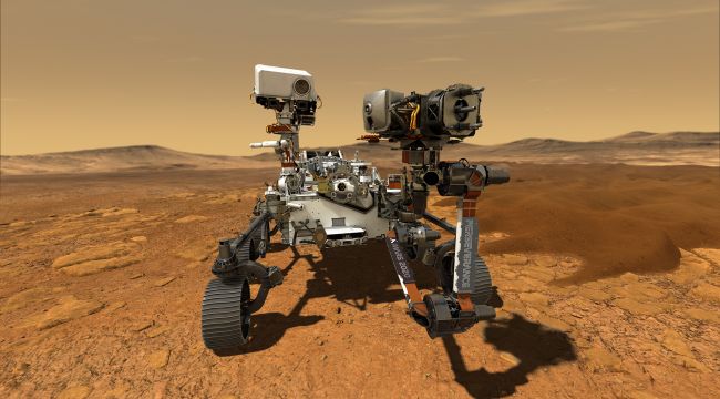 Mars'ta ilk test sürüşü