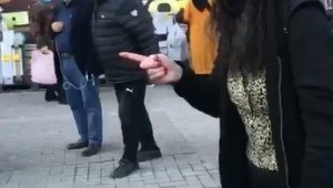 Maskeyi de polisi de takmayan kadına ceza