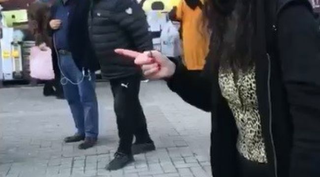 Maskeyi de polisi de takmayan kadına ceza