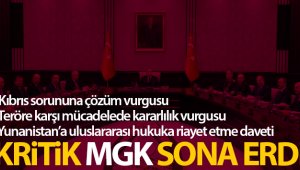 MGK'dan Yunanistan'a uluslararası hukuka riayet etme daveti