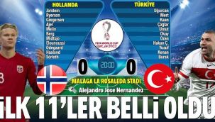 Milli Takım maça hazır! İlk 11'ler