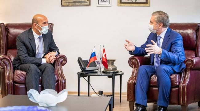 Moskova Hükümet Bakanı'ndan Soyer'e ziyaret
